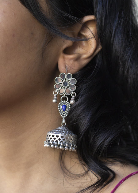 Silver & Glass Earrings