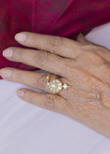 Gold Kundan Ring