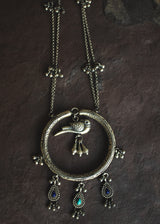 Stone Parrot Necklace