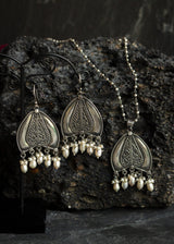 Silver Pendant & Earrings Set