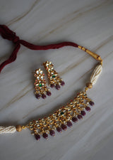 Kundan Choker & Earrings Set
